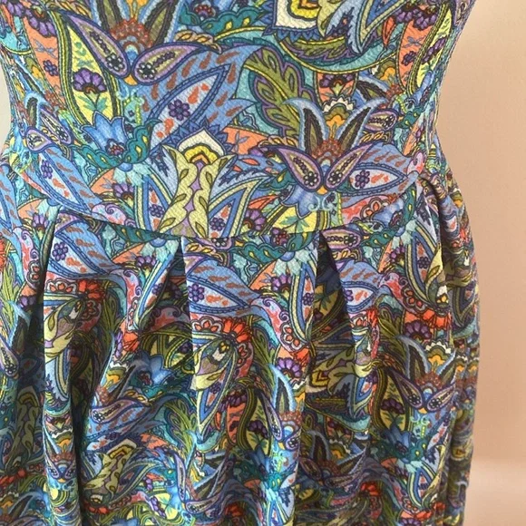 LuLaRoe XX fit and flare dress - Picture 3 of 12